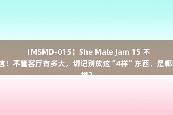 【MSMD-015】She Male Jam 15 不是迷信！不管客厅有多大，切记别放这“4样”东西，是哪四样？