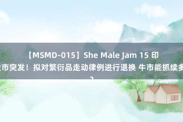 【MSMD-015】She Male Jam 15 印度股市突发！拟对繁衍品走动律例进行退换 牛市能抓续多久？